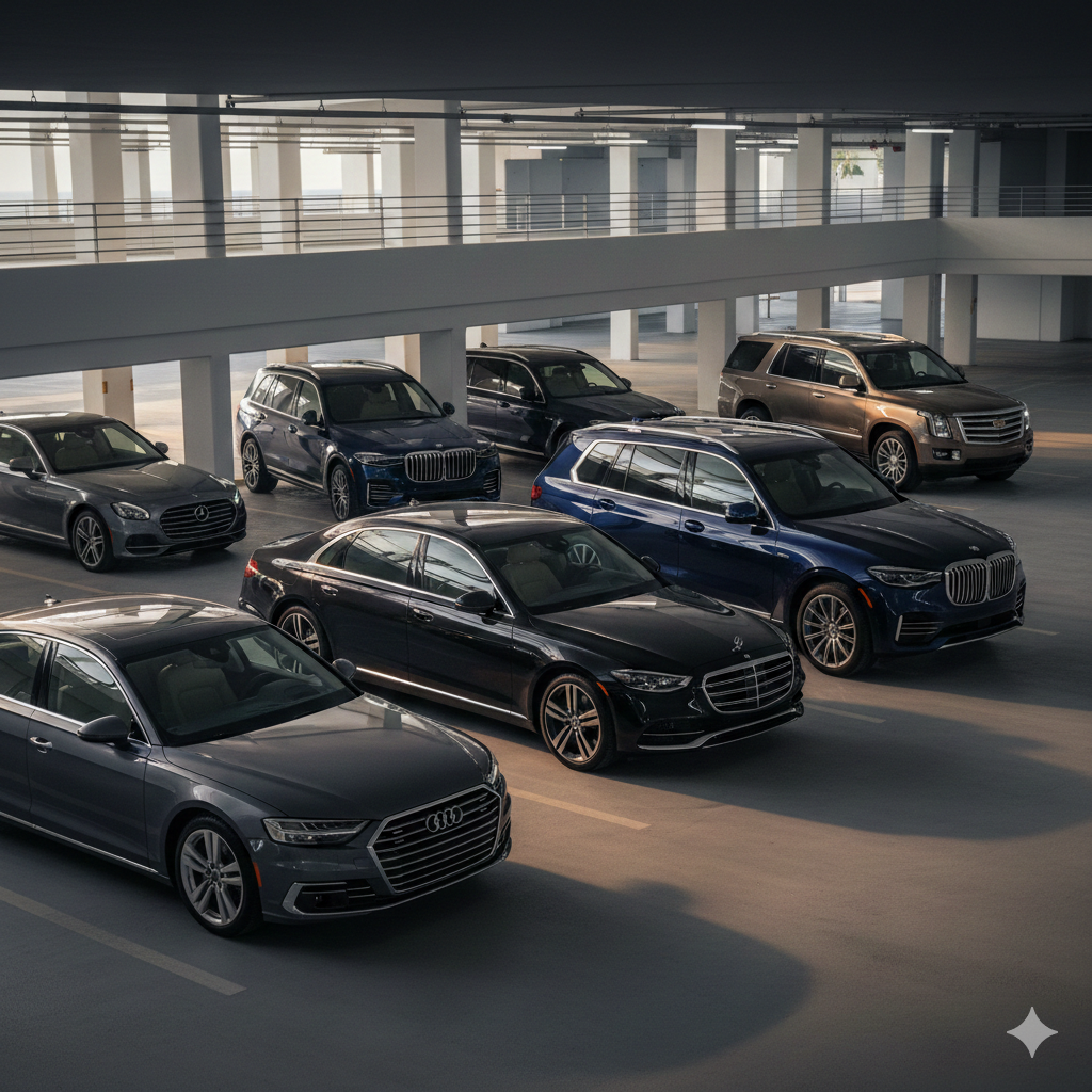 Frota de carros de luxo